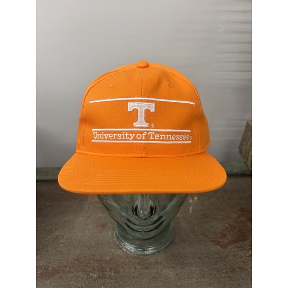 The Game Tennessee Volunteers Vols Orange Split 3 Bar Retro Snapback Hat Cap - Picture 1 of 6